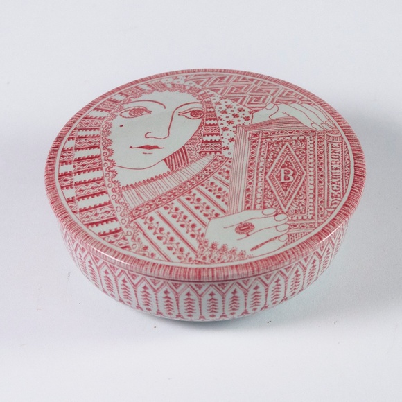 Vintage Nymolle Decamerone Trinket Box Jewelry MCM Mod Denmark - Picture 2 of 10